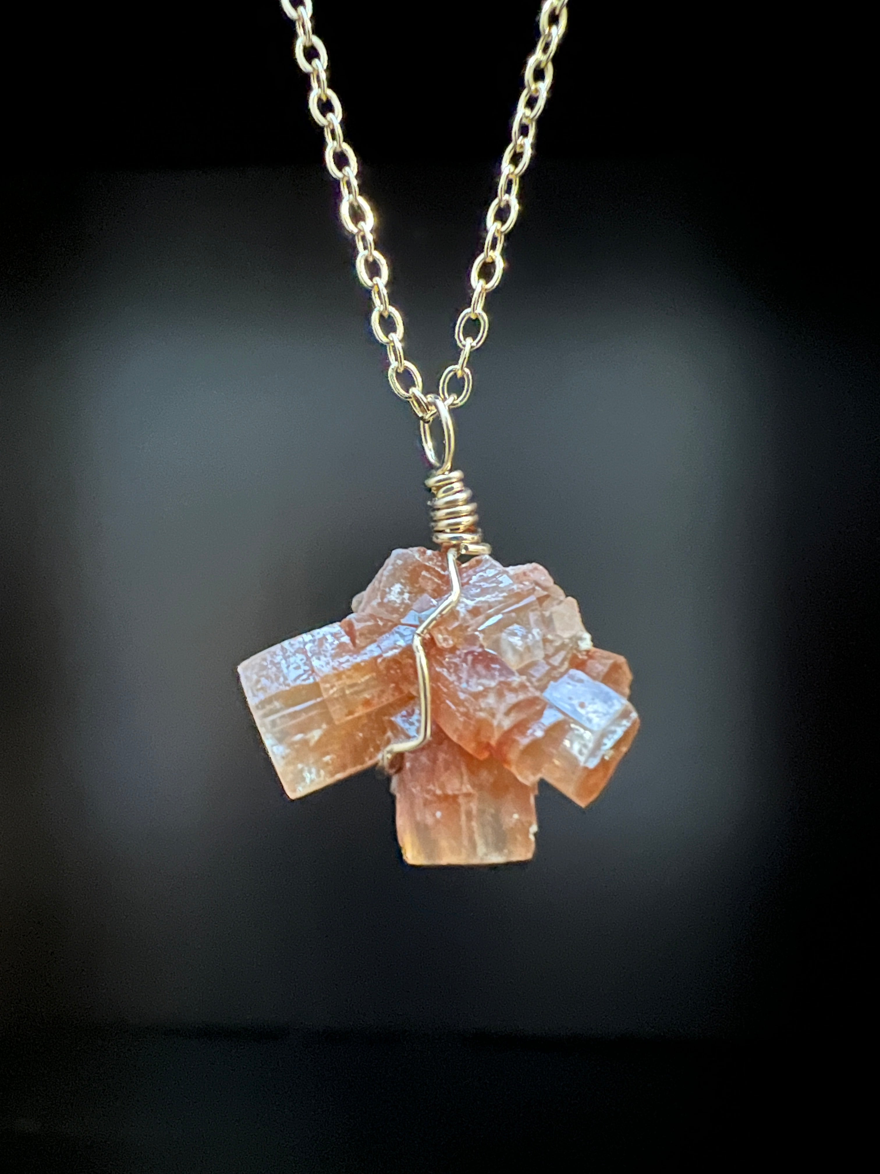 Aragonite Necklace by Pake