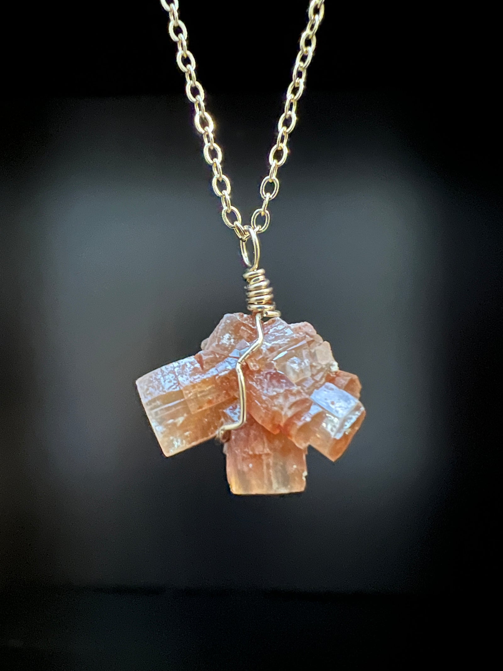 Aragonite Necklace by Pake