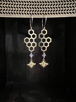 Beehive Earrings by Pake