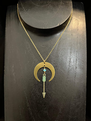 Shoot for the Moon Necklace by Pake