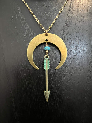 Shoot for the Moon Necklace by Pake