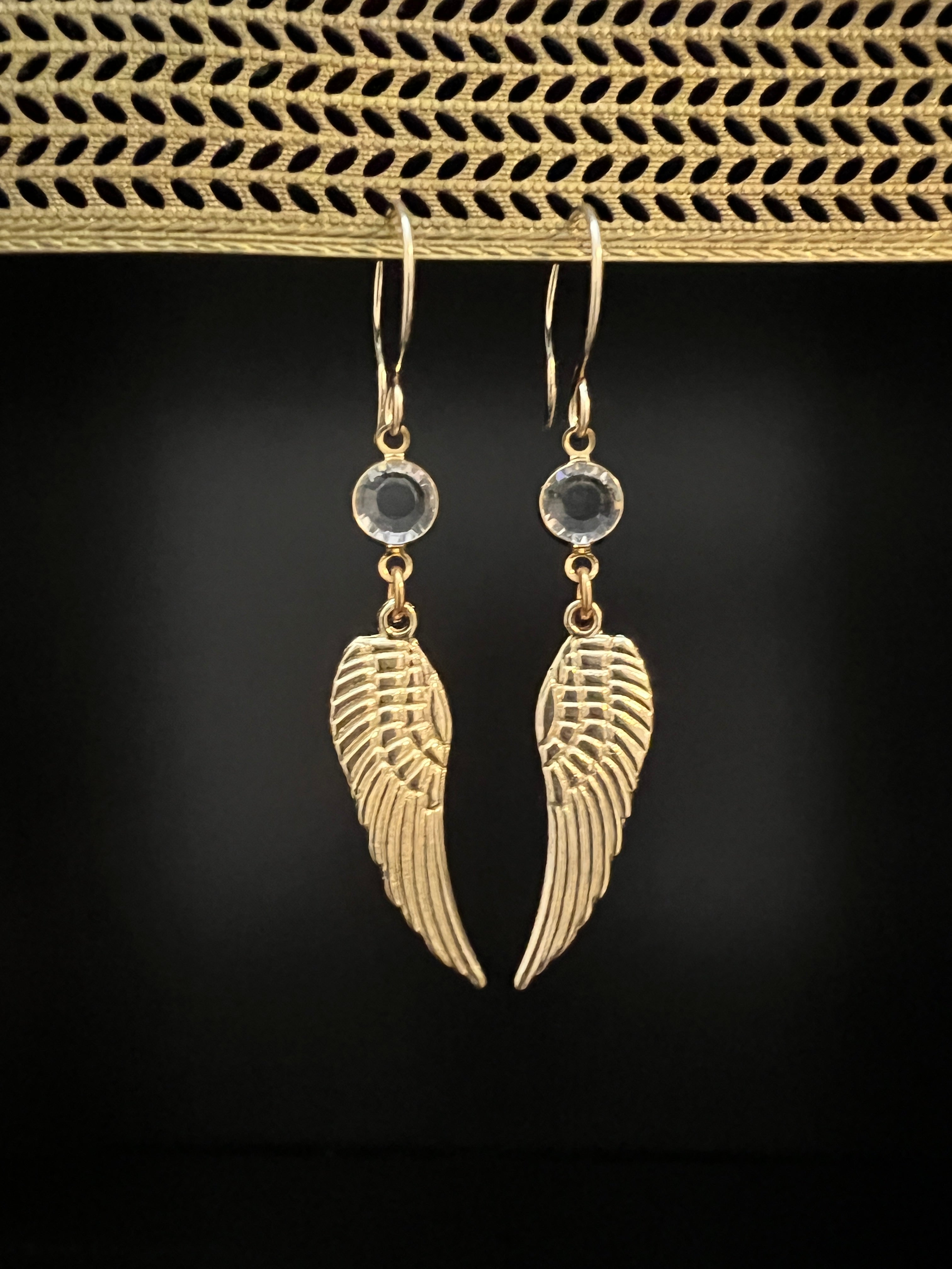 Angel Wing Earrings by Pake