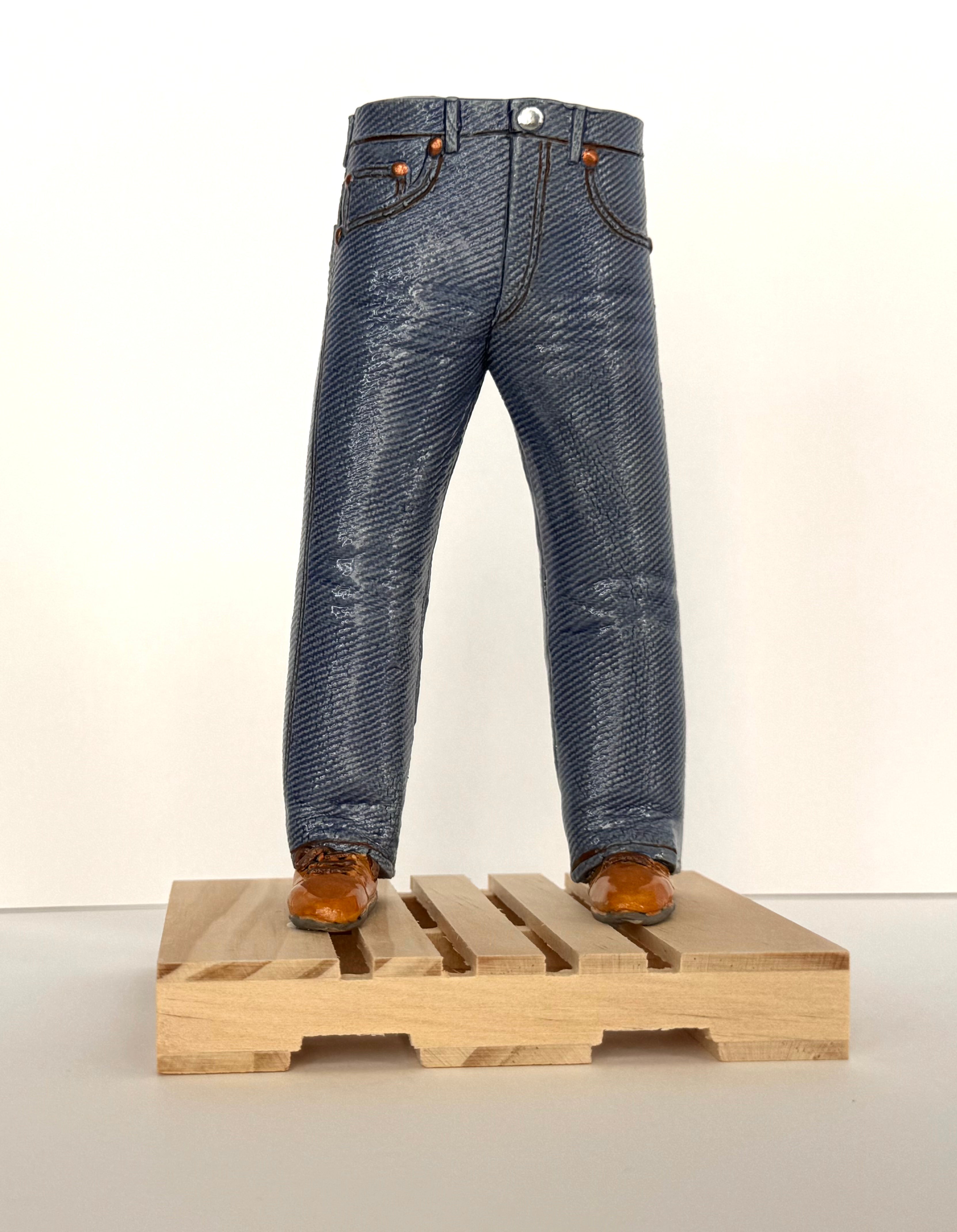 Walkabout Construction Jeans on a Pallet by Pamela Gross
