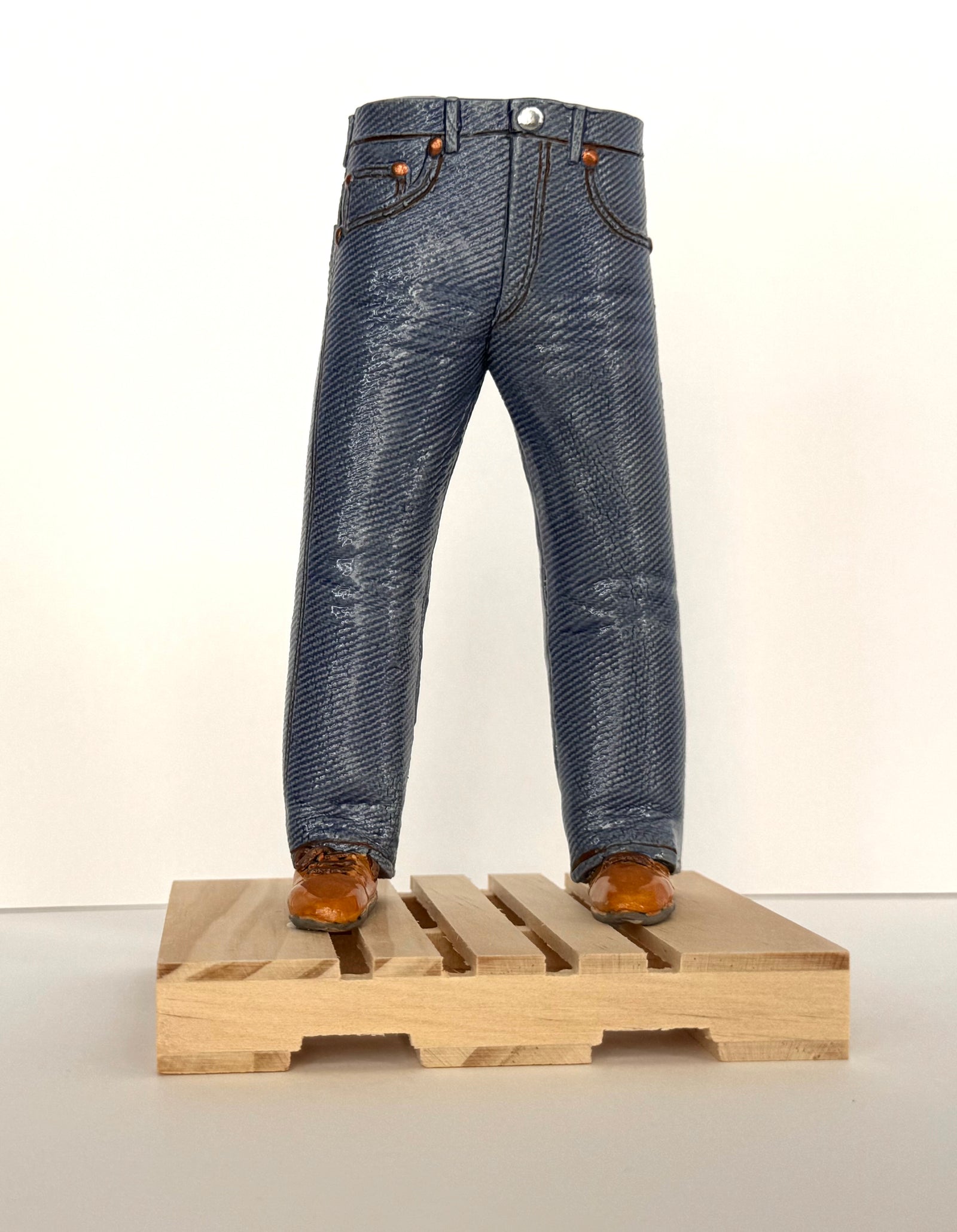 Walkabout Construction Jeans on a Pallet by Pamela Gross