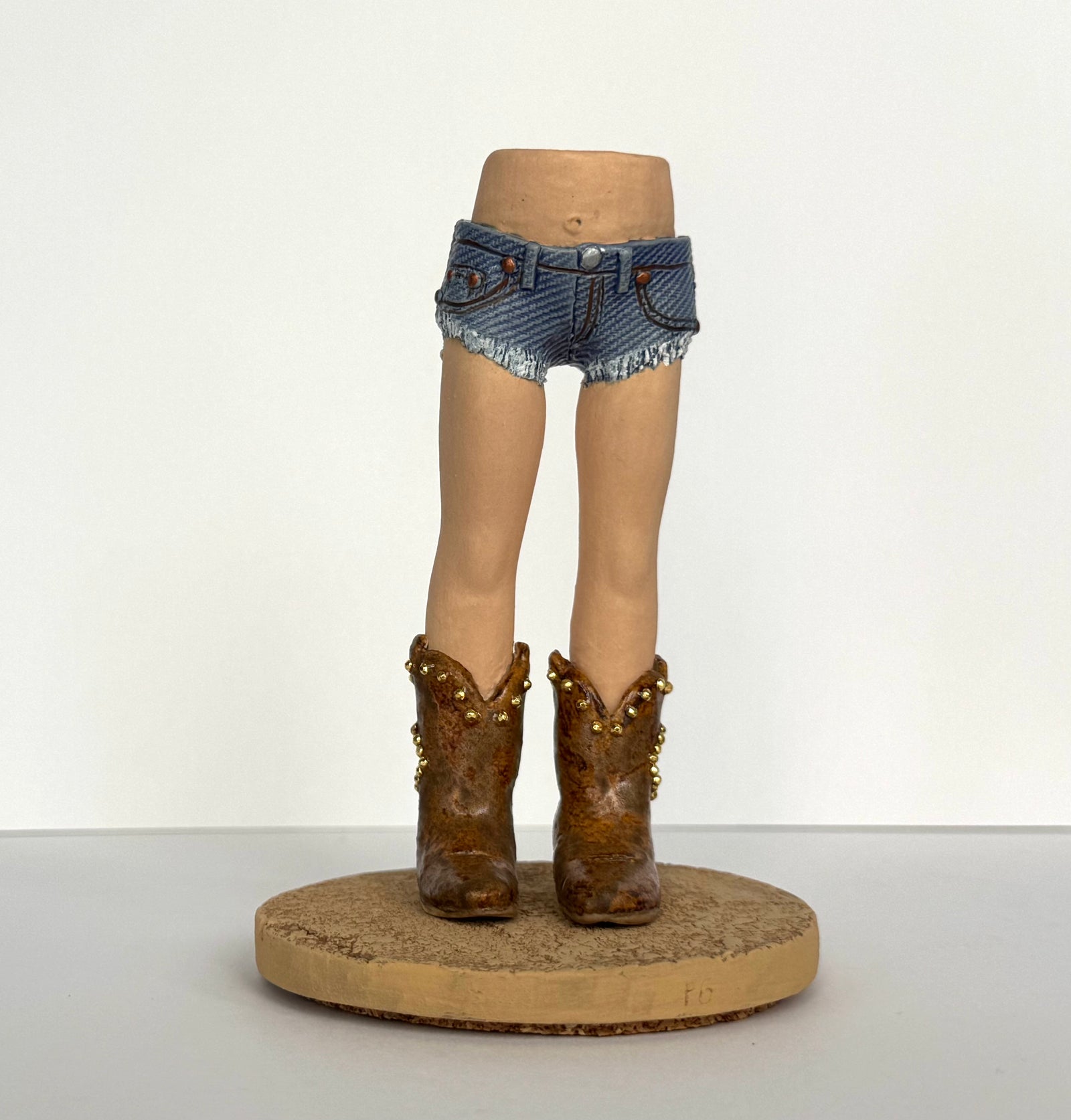 Daisy Dukes with Diamond Studded Boots by Pamela Gross
