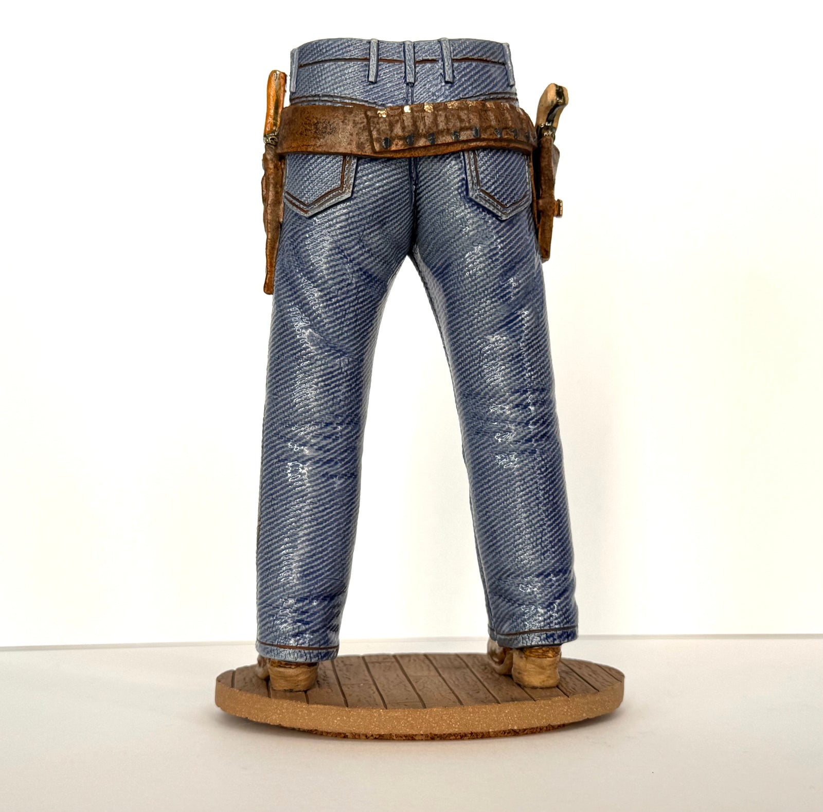 Walkabout Jeans Gunslinger with Knife by Pamela Gross