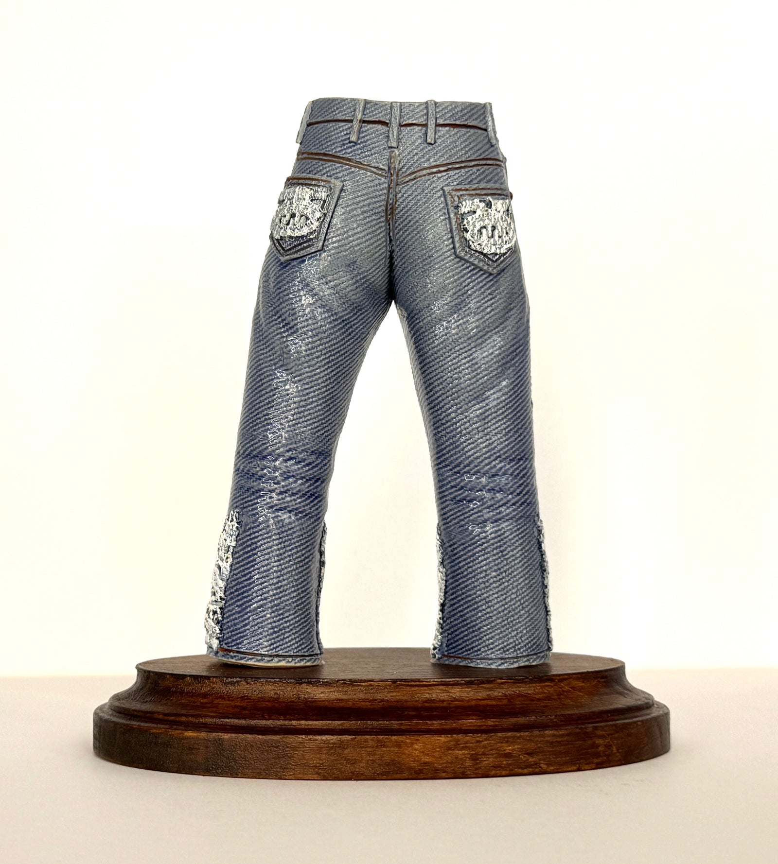 Walkabout Jeans with Thick Lace by Pamela Gross