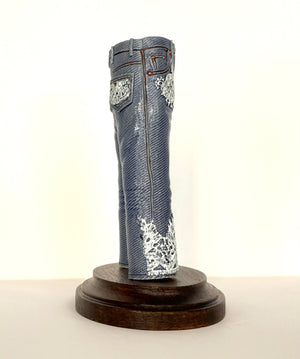 Walkabout Jeans with Thick Lace by Pamela Gross