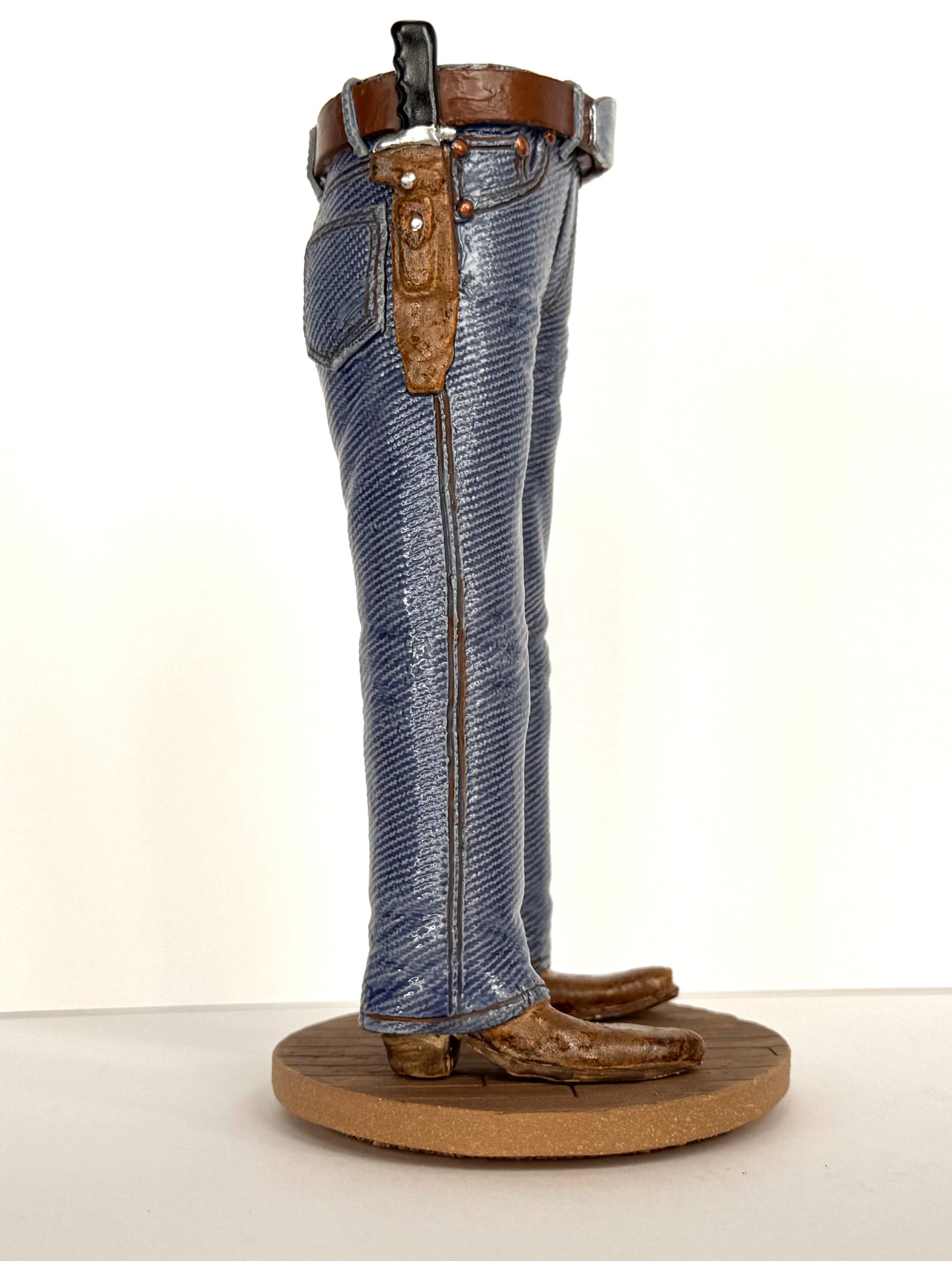 Walkabout Jeans with Knife by Pamela Gross