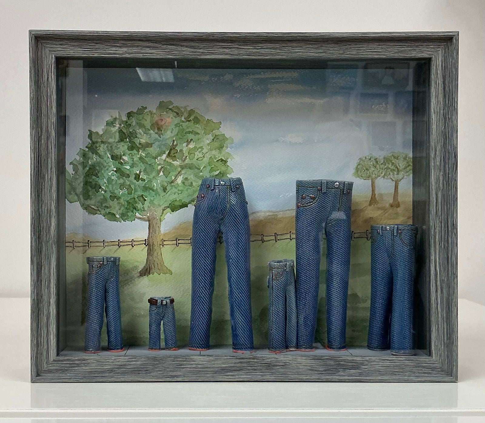 Walkabout Jeans Diorama by Pamela Gross