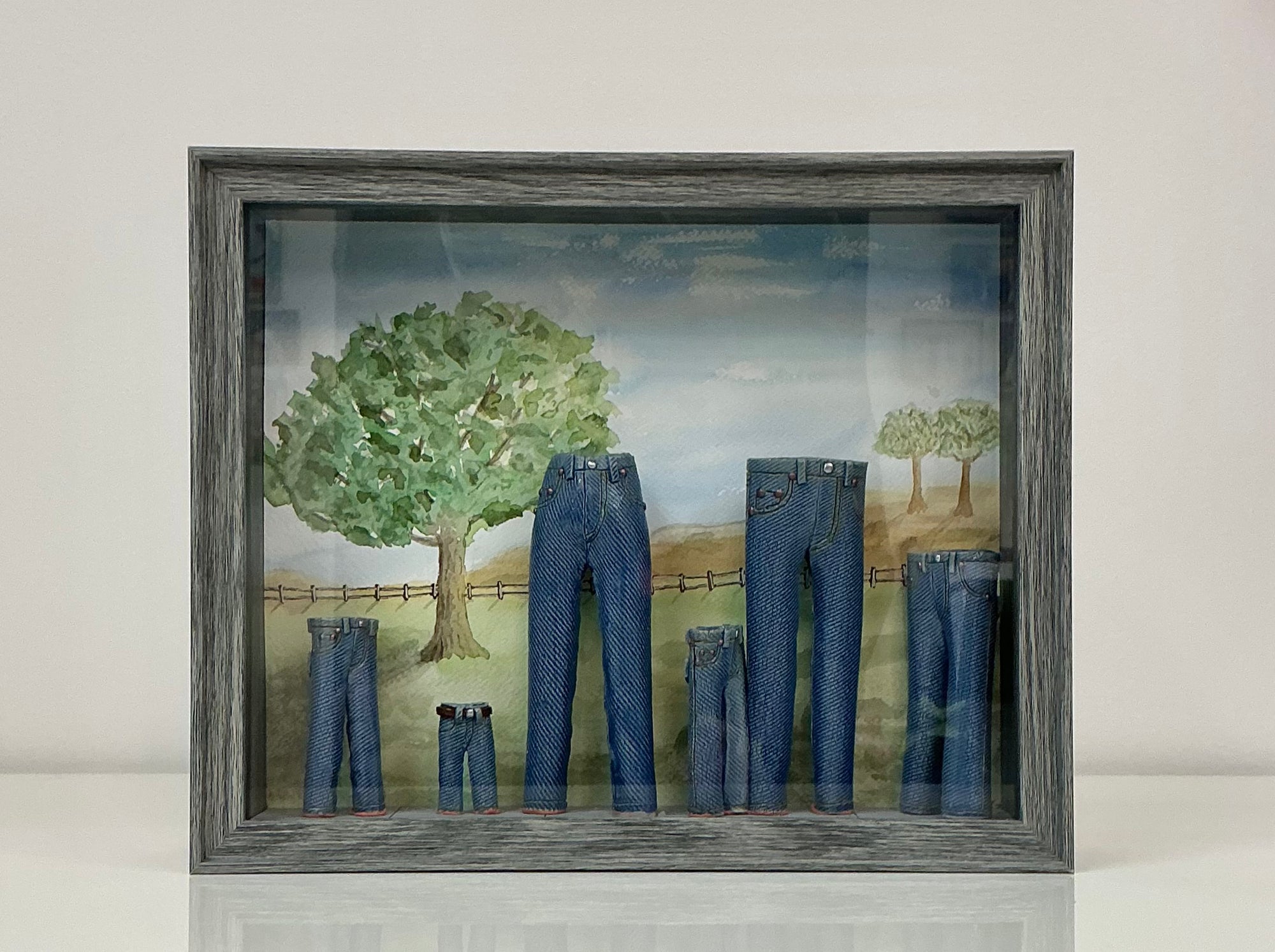 Walkabout Jeans Diorama by Pamela Gross