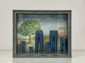 Walkabout Jeans Diorama by Pamela Gross