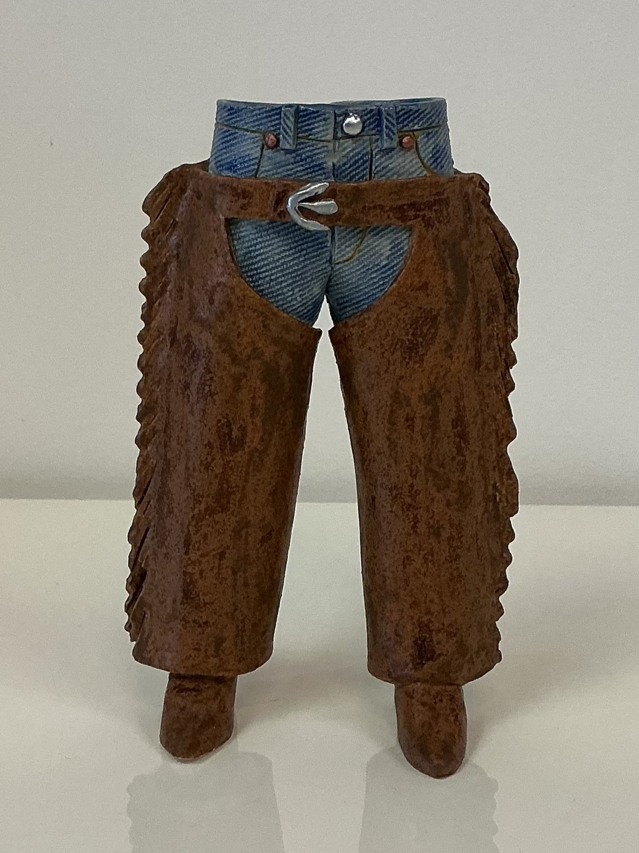 Walkabout Jeans with Fringe Chaps by Pamela Gross