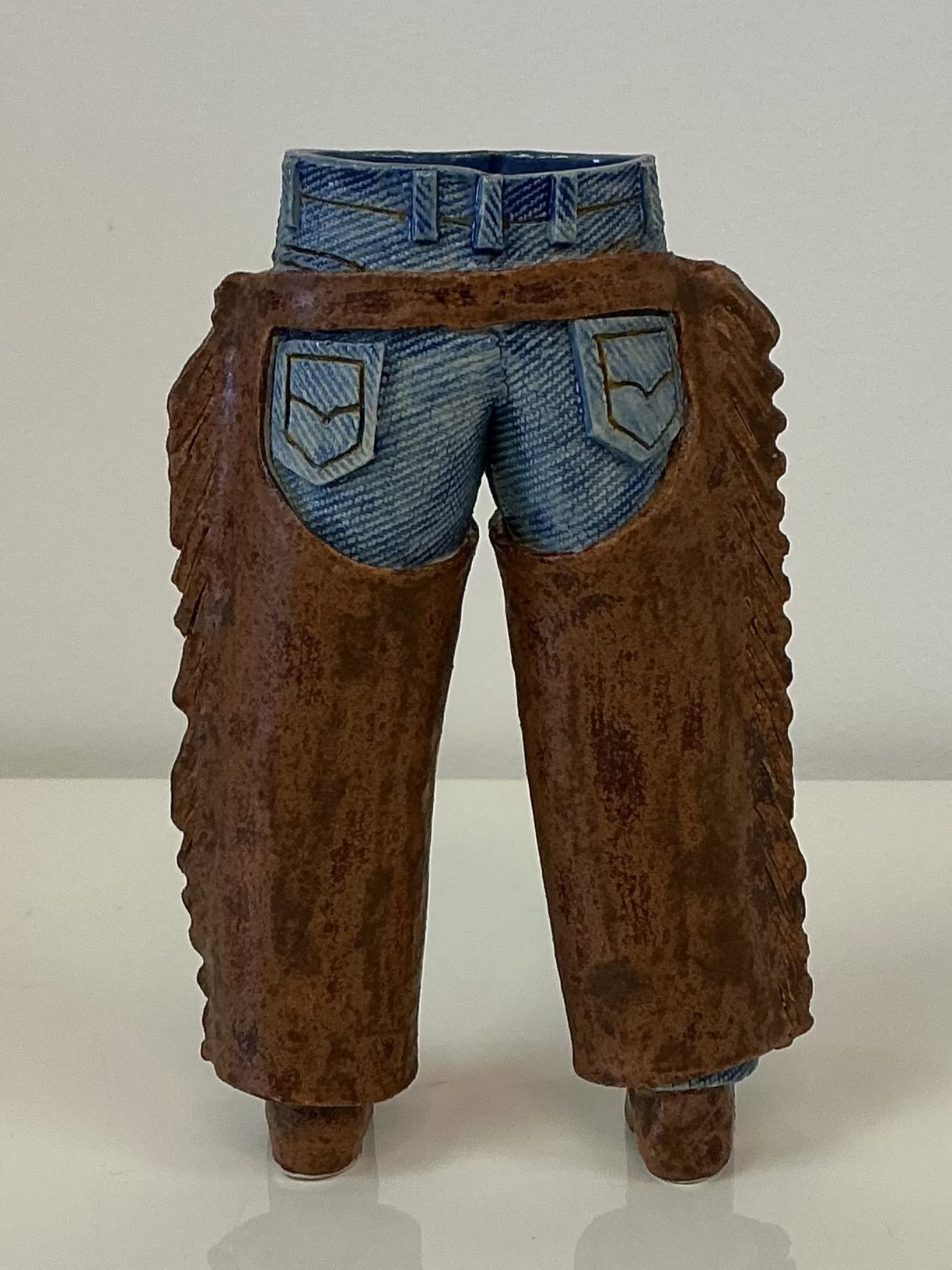 Walkabout Jeans with Fringe Chaps by Pamela Gross