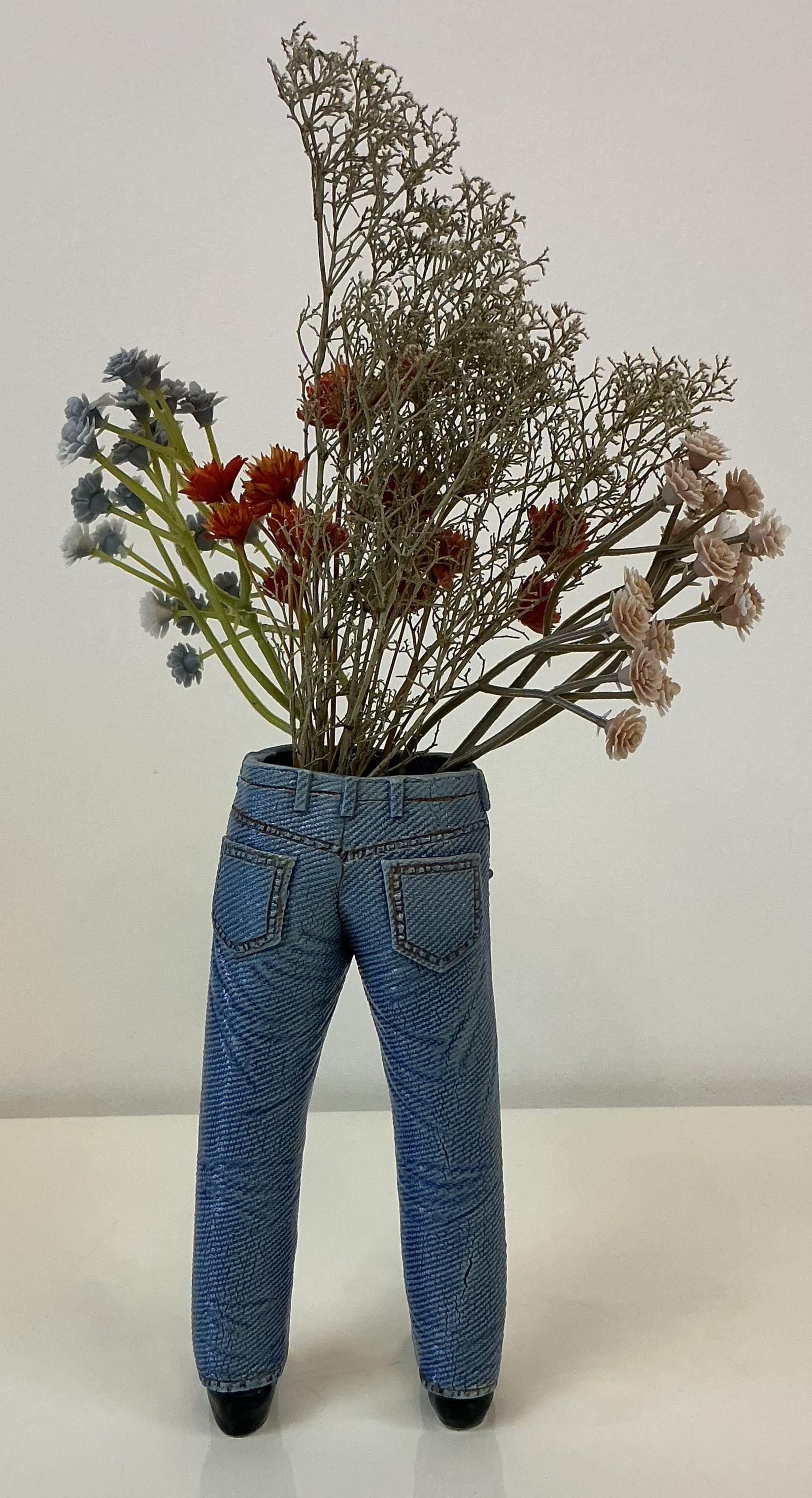 Walkabout Jeans with Black Boots and Dribble by Pamela Gross