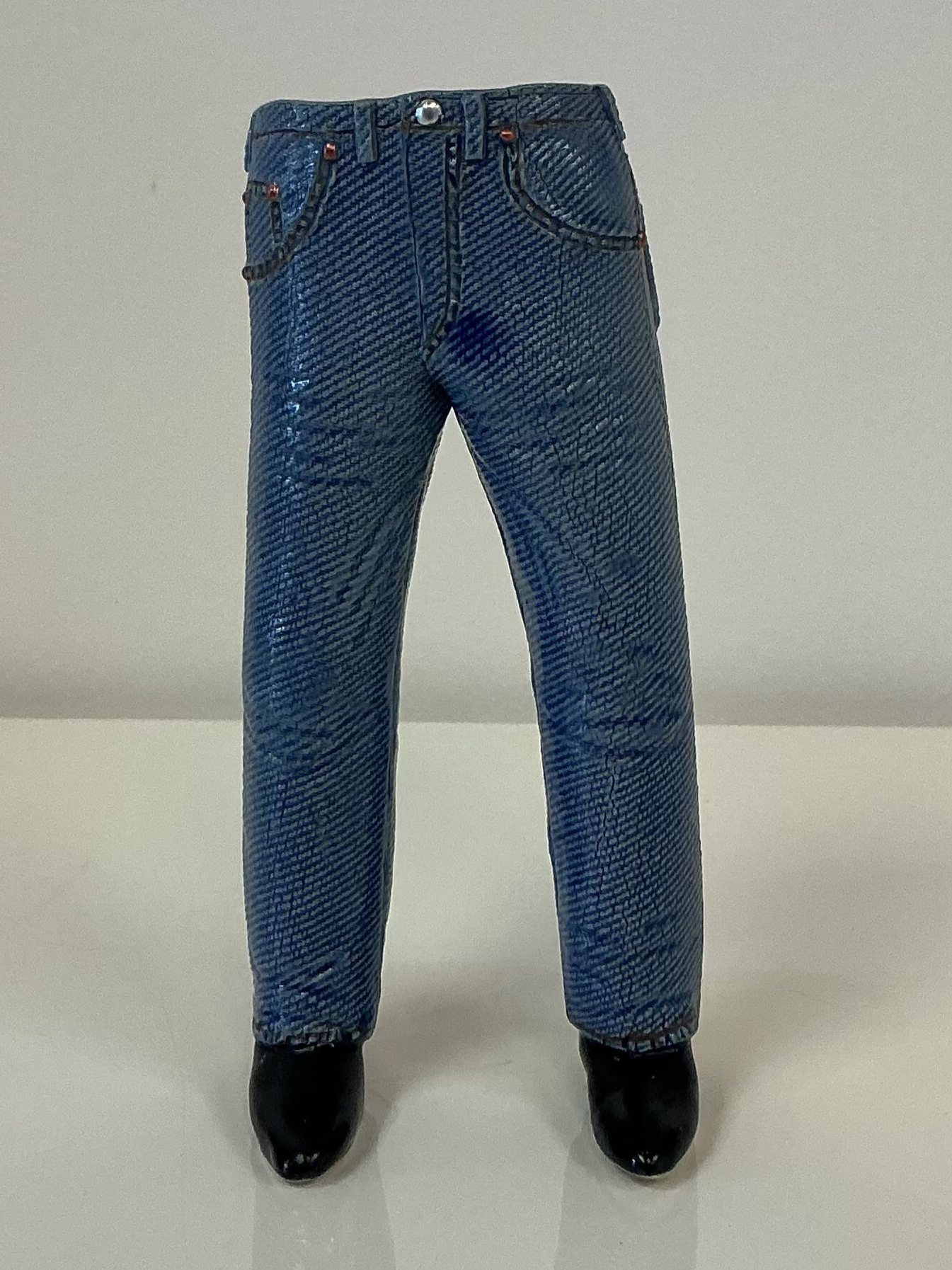 Walkabout Jeans with Black Boots and Dribble by Pamela Gross