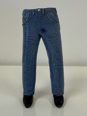 Walkabout Jeans with Black Boots and Dribble by Pamela Gross