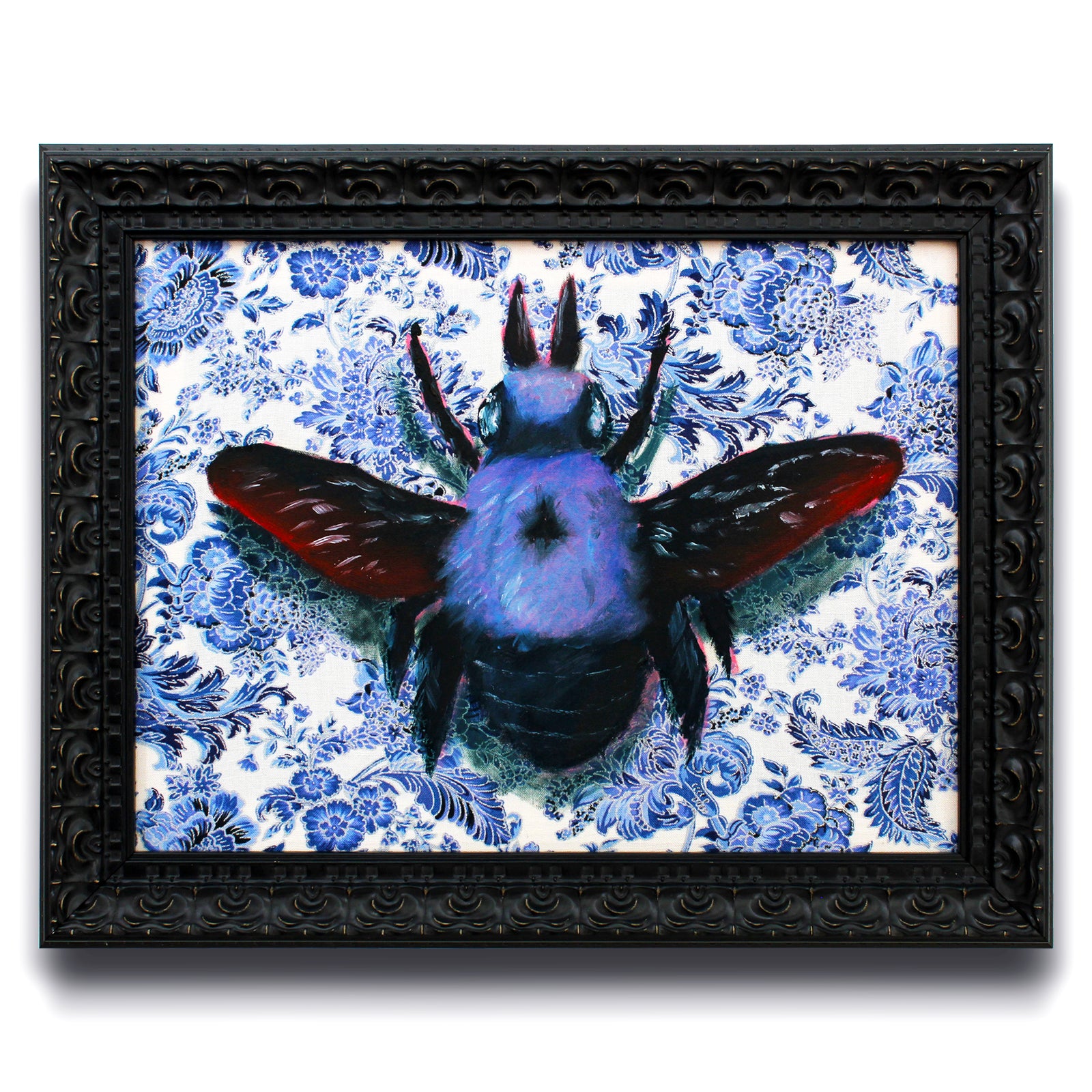 Blue Carpenter Bee by Phillip Seymour