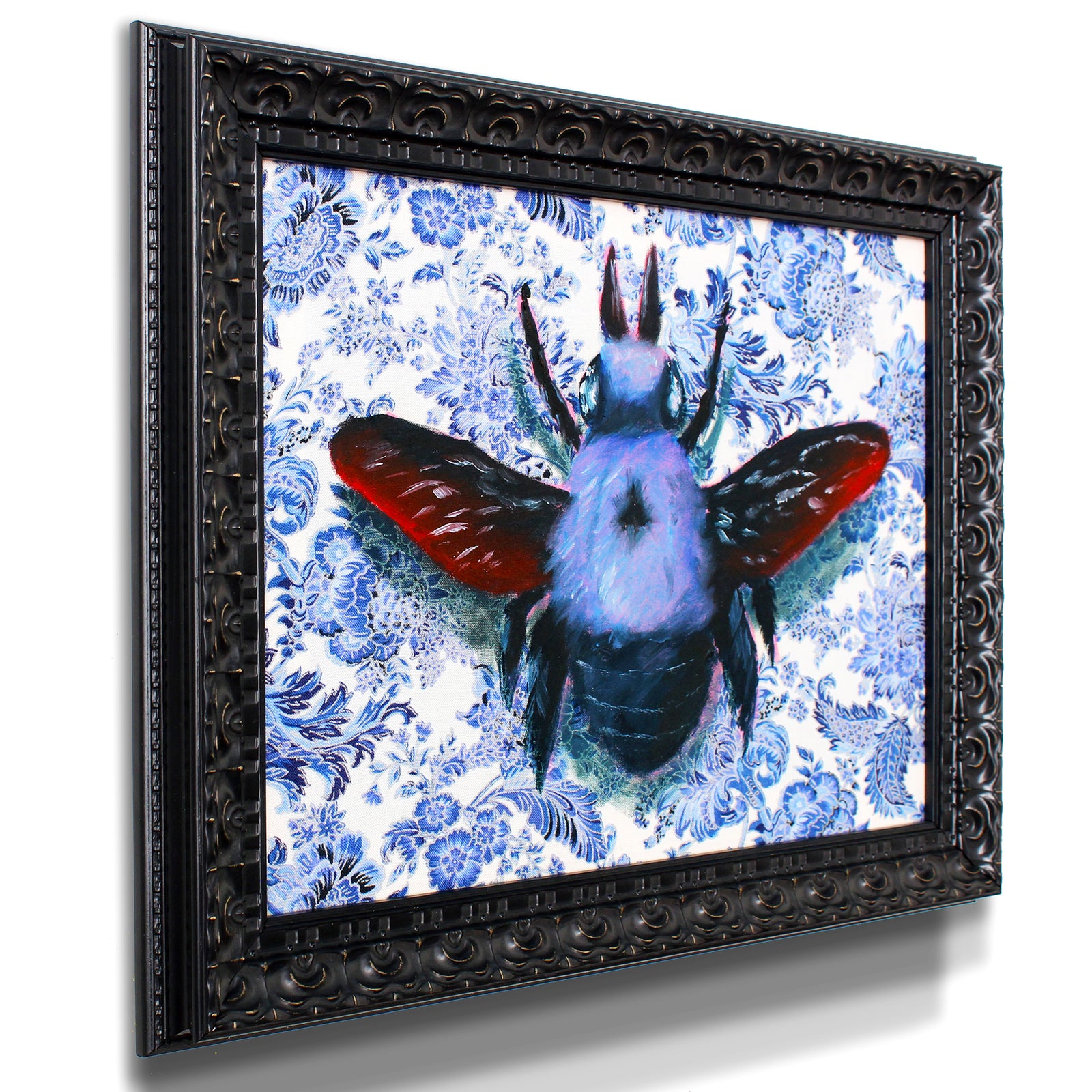 Blue Carpenter Bee by Phillip Seymour