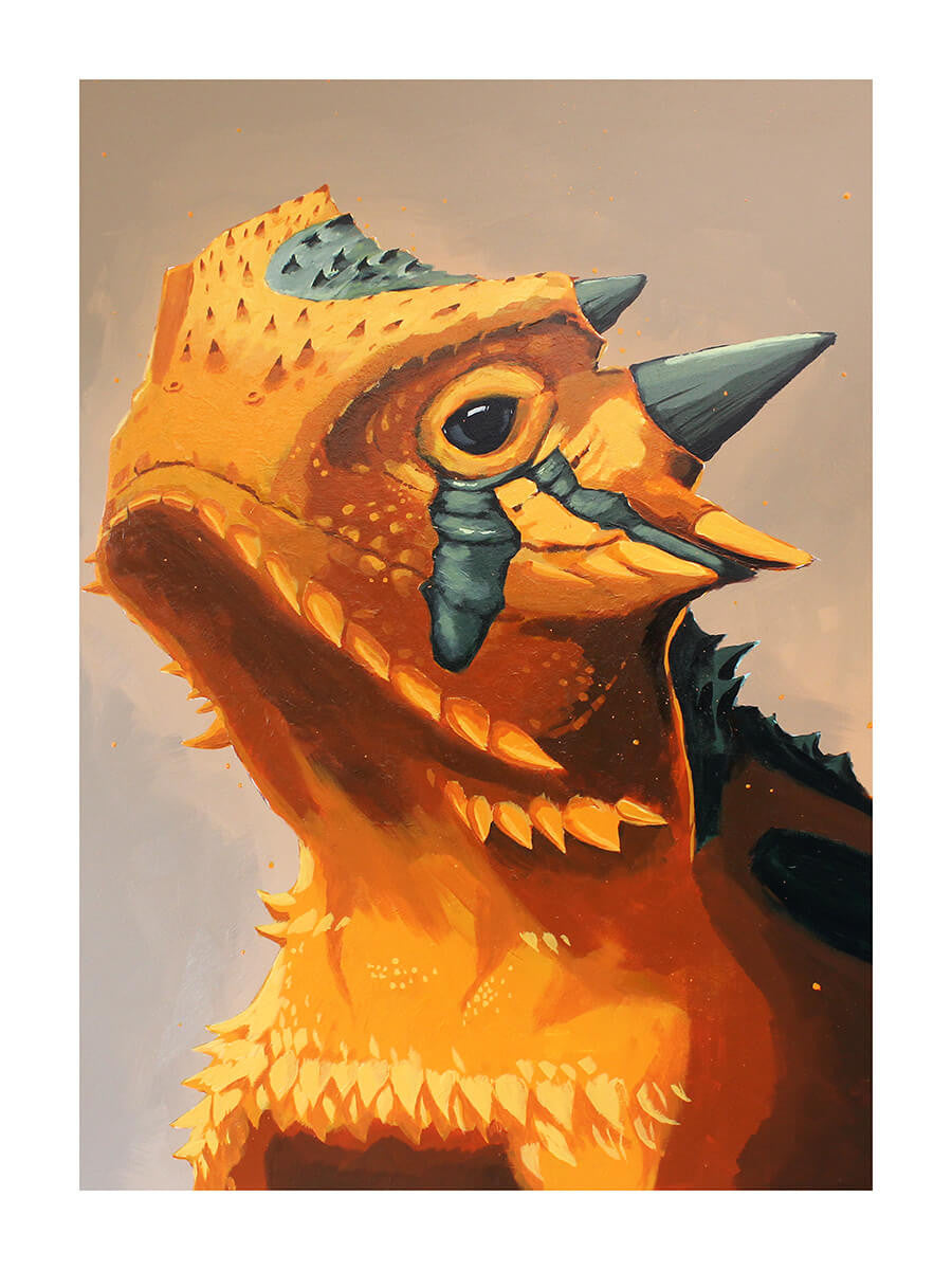 Horny Toad Print by Phillip Seymour + 12"x16"