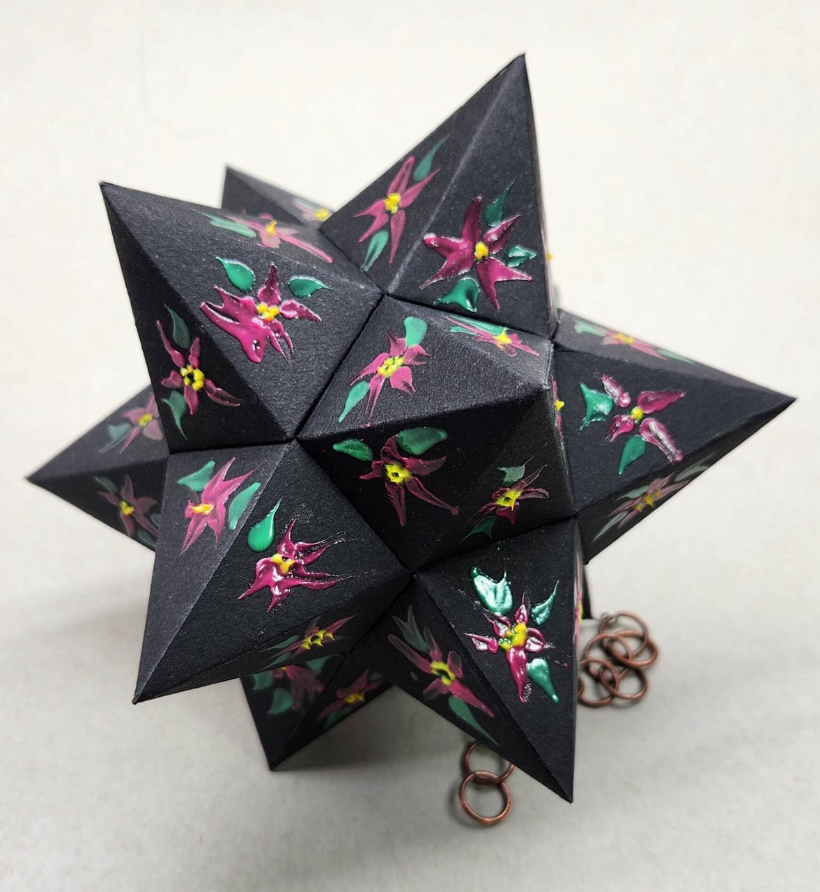 The Great Stellated Dodecahedron. Traditionally representing the Universe or Aether. One of Five Platonic Solids found in Sacred Geometry.