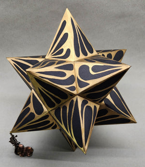 The Great Stellated Dodecahedron. Traditionally representing the Universe or Aether. One of Five Platonic Solids found in Sacred Geometry.