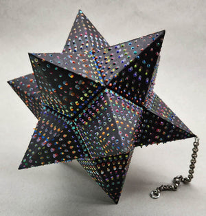 The Great Stellated Dodecahedron. Traditionally representing the Universe or Aether. One of Five Platonic Solids found in Sacred Geometry.