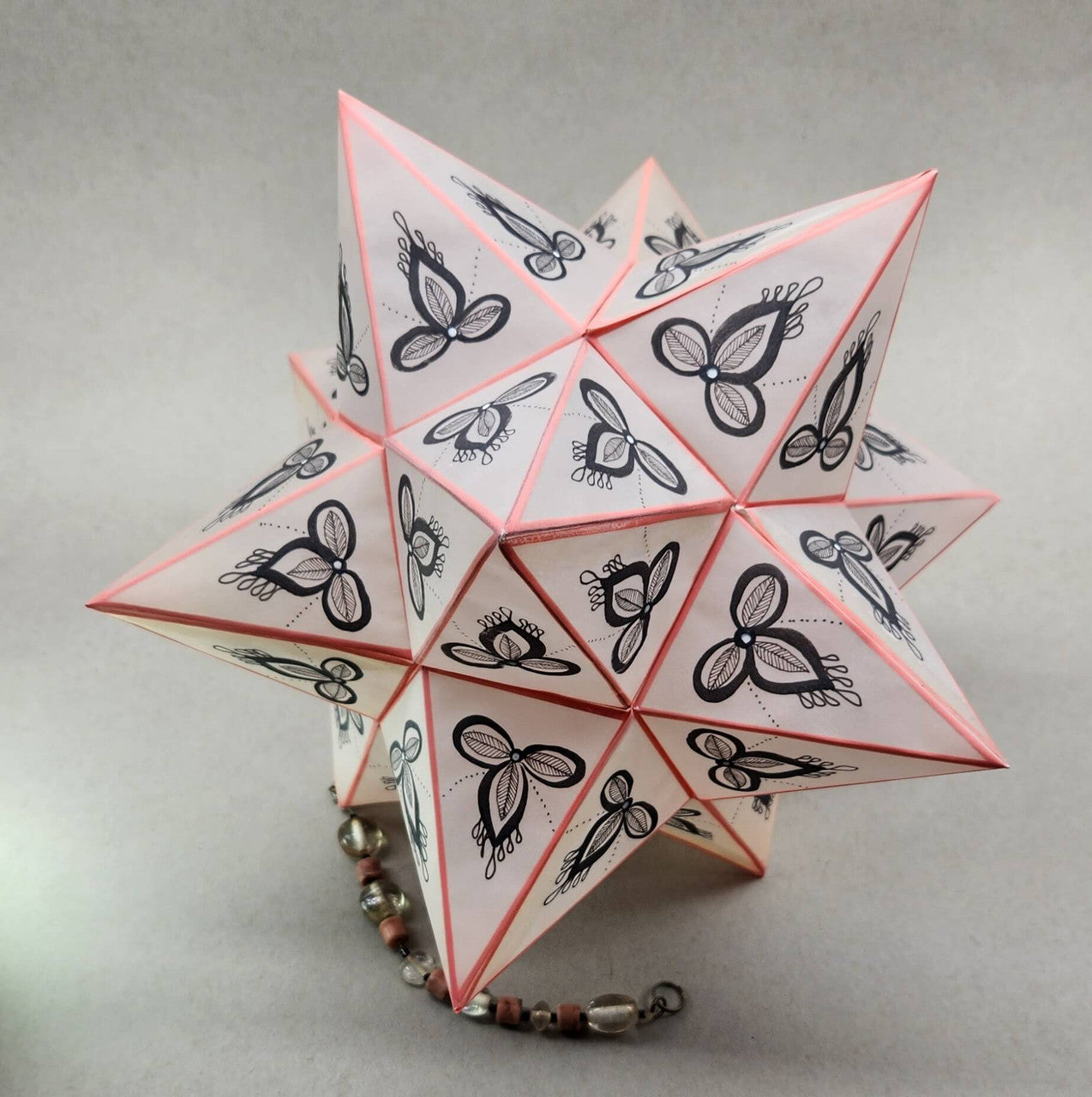 The Great Stellated Dodecahedron. Traditionally representing the Universe or Aether. One of Five Platonic Solids found in Sacred Geometry.