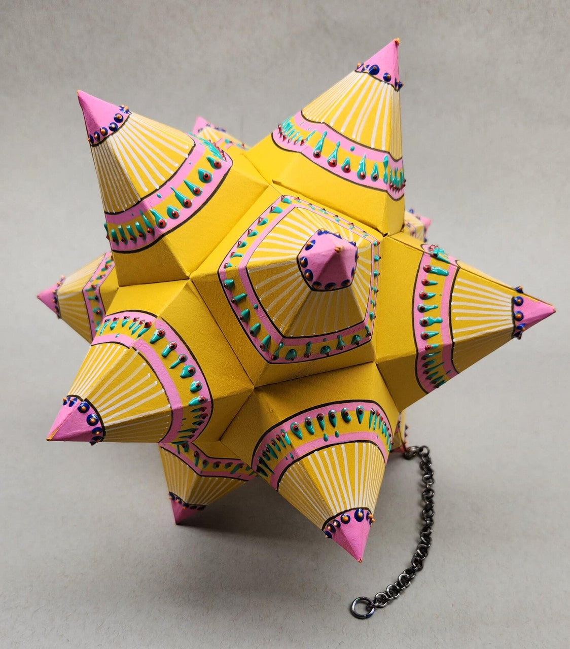 The Great Stellated Dodecahedron. Traditionally representing the Universe or Aether. One of Five Platonic Solids found in Sacred Geometry.