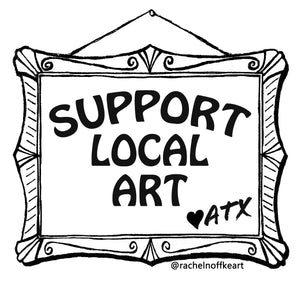 Support Local Art Sticker by Rachel Noffke