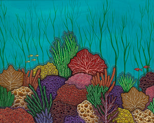 Rainforest of the Sea Print by Sarah Figueroa