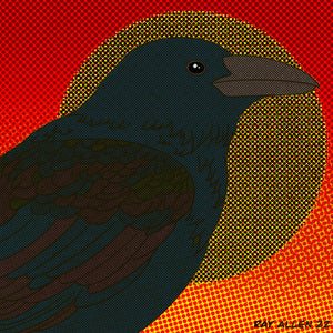 Raven  Print by Raymond Allen
12"h x 12"w Paper print