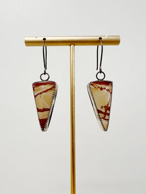 Dead Camel Jasper Drop Earrings by Rebecca Frazier Jewelry