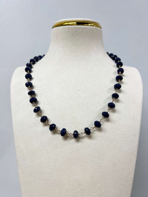 Lapis and Gold Filled Necklace by Rebecca Frazier Jewelry