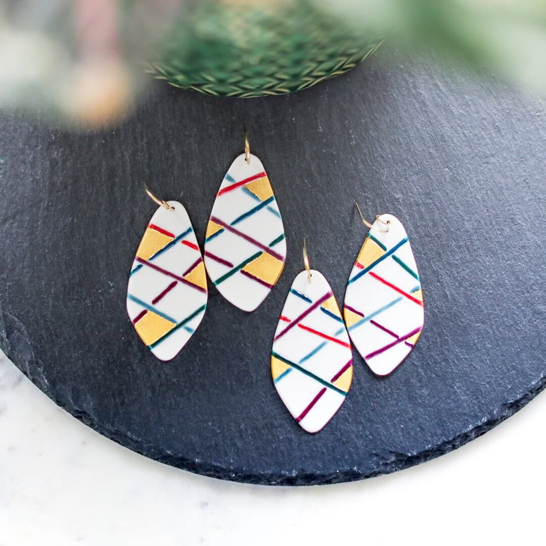 Baja Mosaic Earrings - BAJA Collection by Remnant Studios