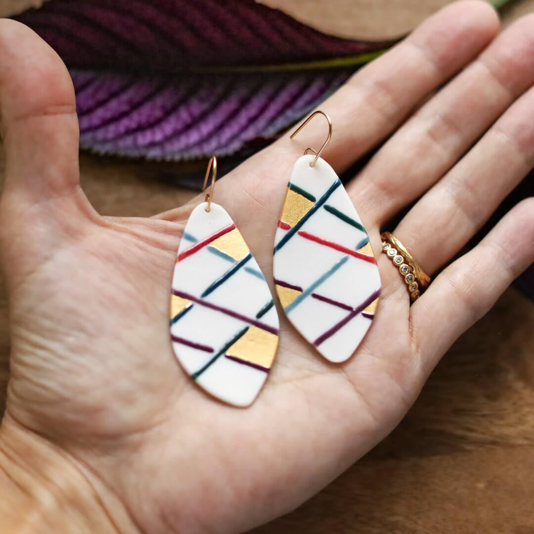 Baja Mosaic Earrings - BAJA Collection by Remnant Studios