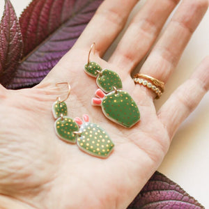 Cactus Earrings - BAJA Collection by Remnant Studios