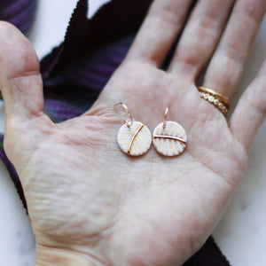 Gold Palm Earrings - Small - BAJA Collection by Remnant Studios