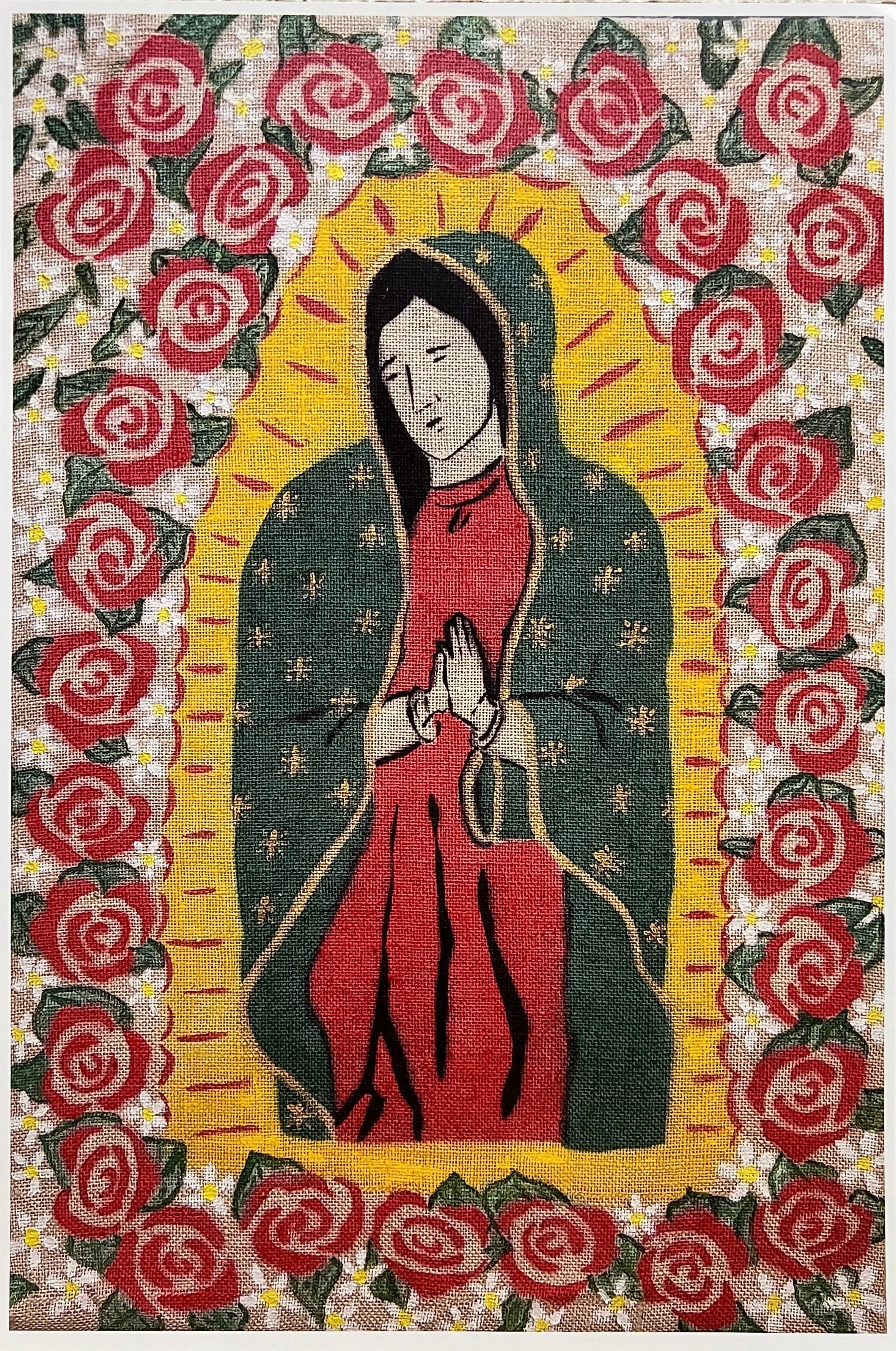 Virgen de Guadalupe Print by Ricardo Zamora