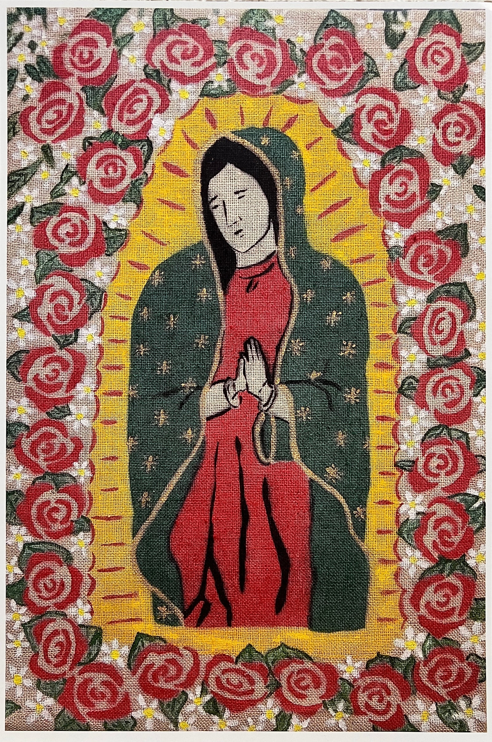 Virgen de Guadalupe Print by Ricardo Zamora