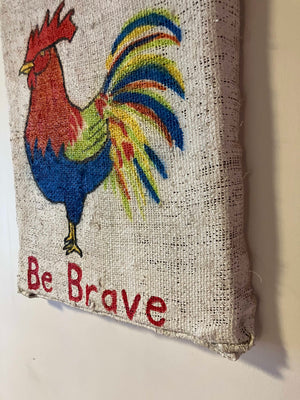 Be Brave by Ricardo Zamora - White