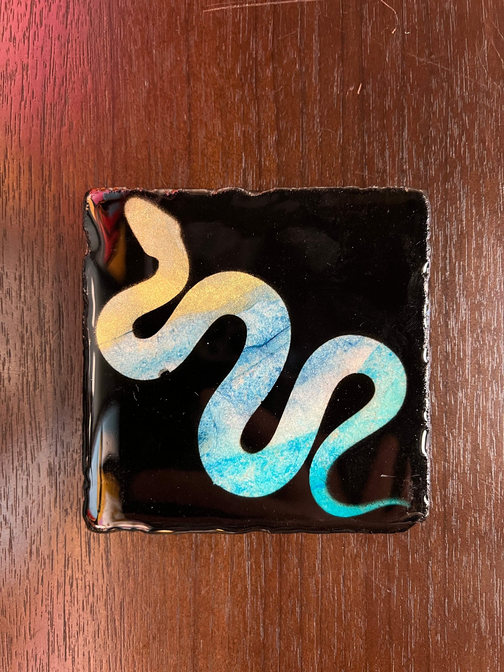 Colorful Tile Coasters by Calloway Studios