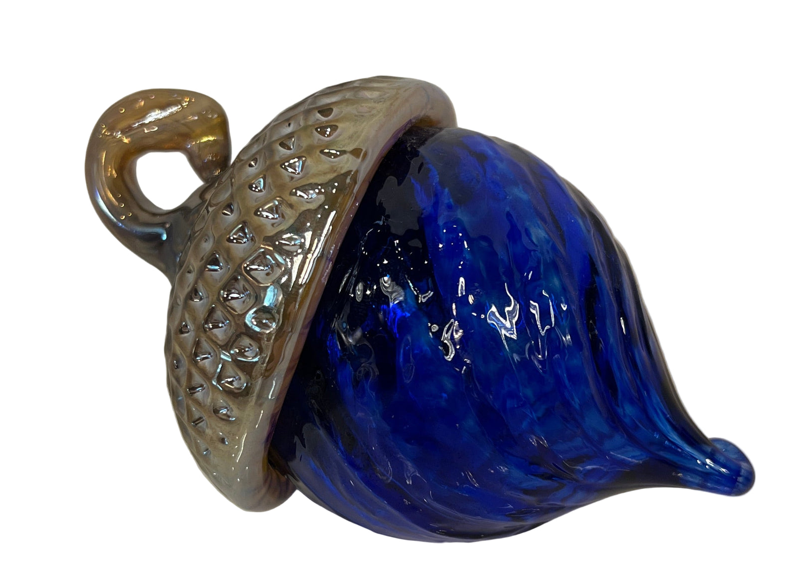 Acorn Glass Sculpture Ornament by Ryan Doolittle Glass