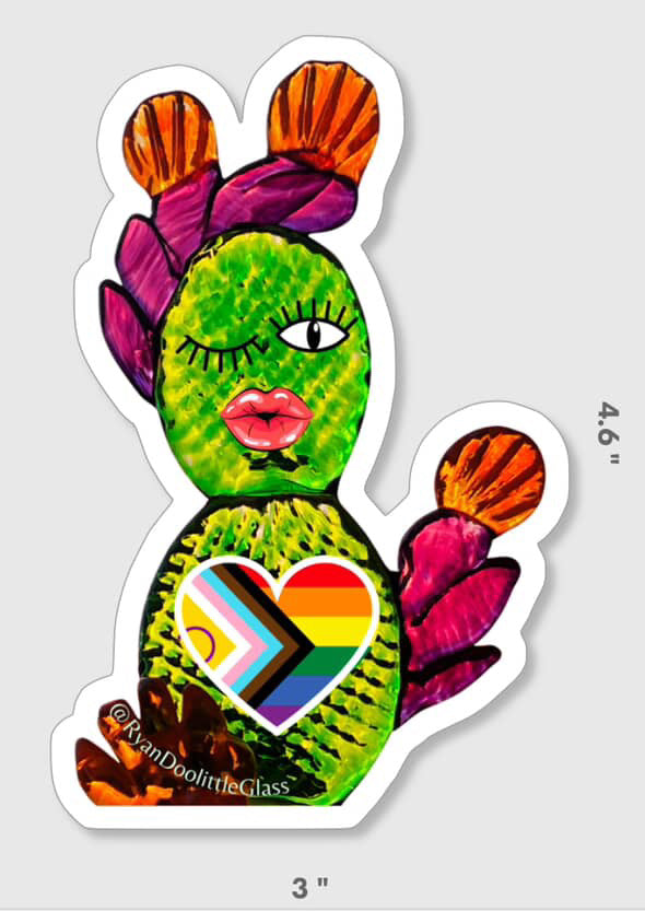 Cactus Stickers by Ryan Doolittle Glass
