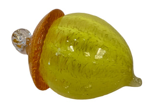 Acorn Glass Sculpture Ornament by Ryan Doolittle Glass