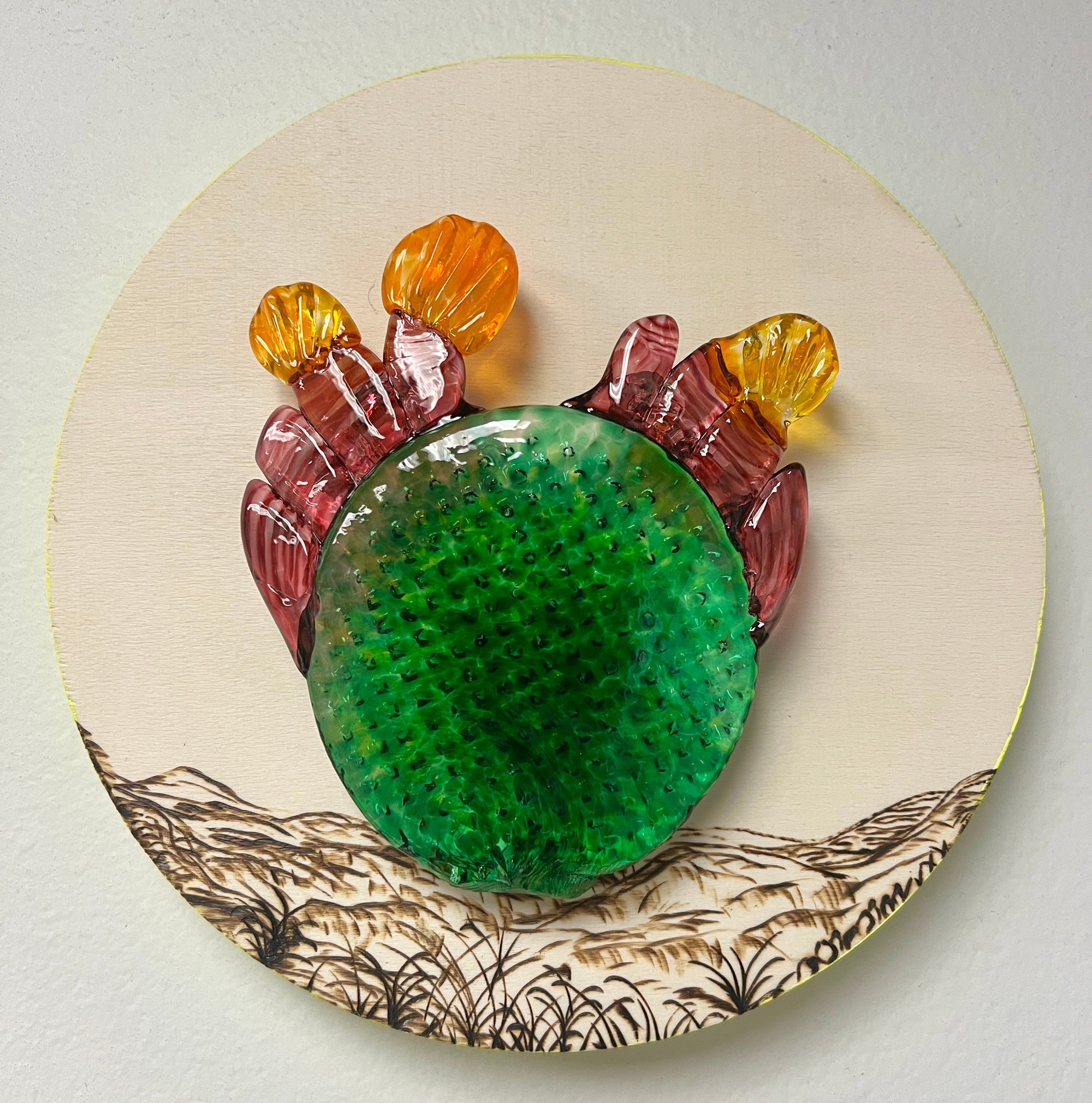 Small Wall Prickle 1 by Ryan Doolittle - Round