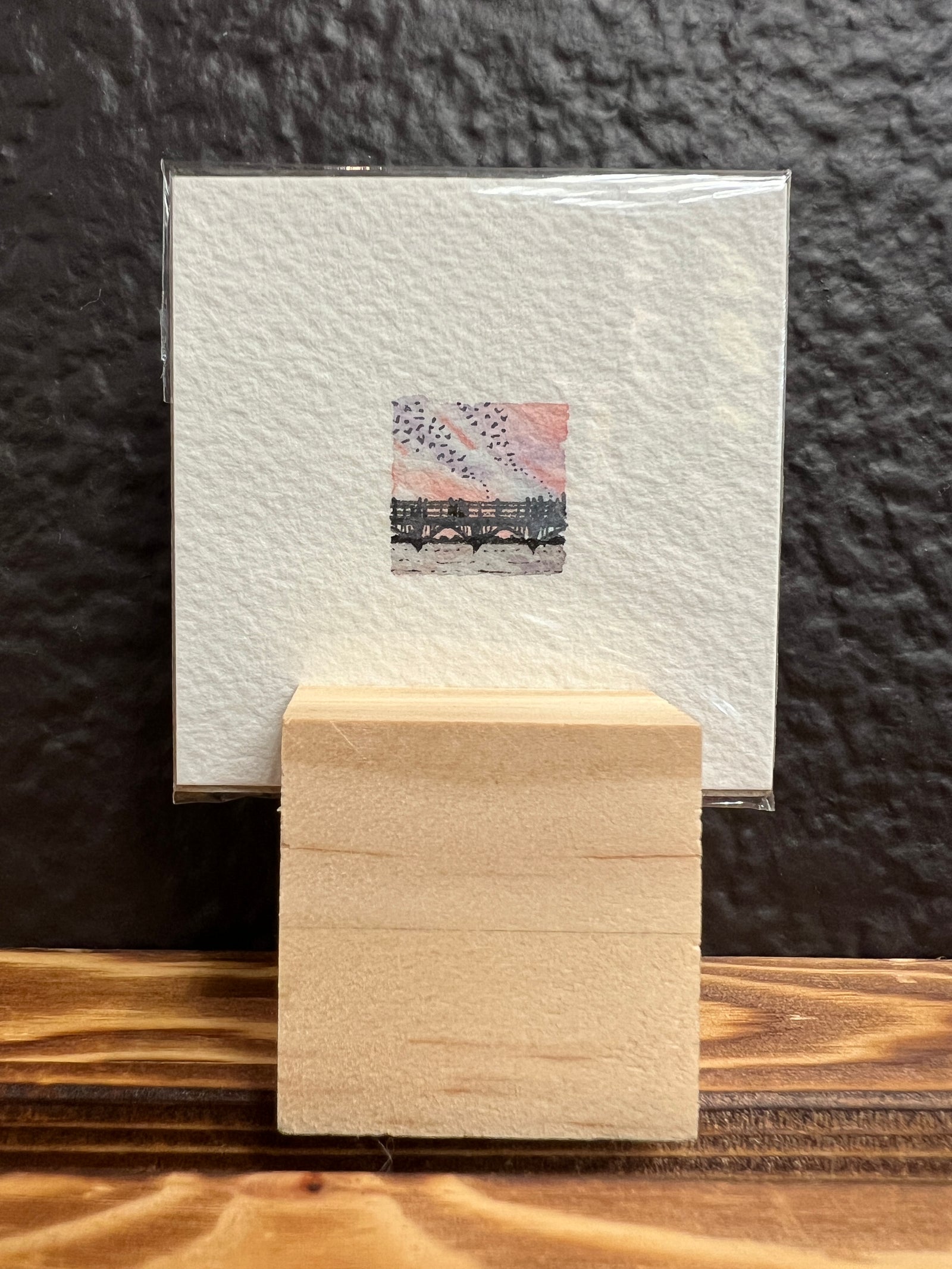 Teeny Tiny Bat Bridge Original by Sally Van Horn