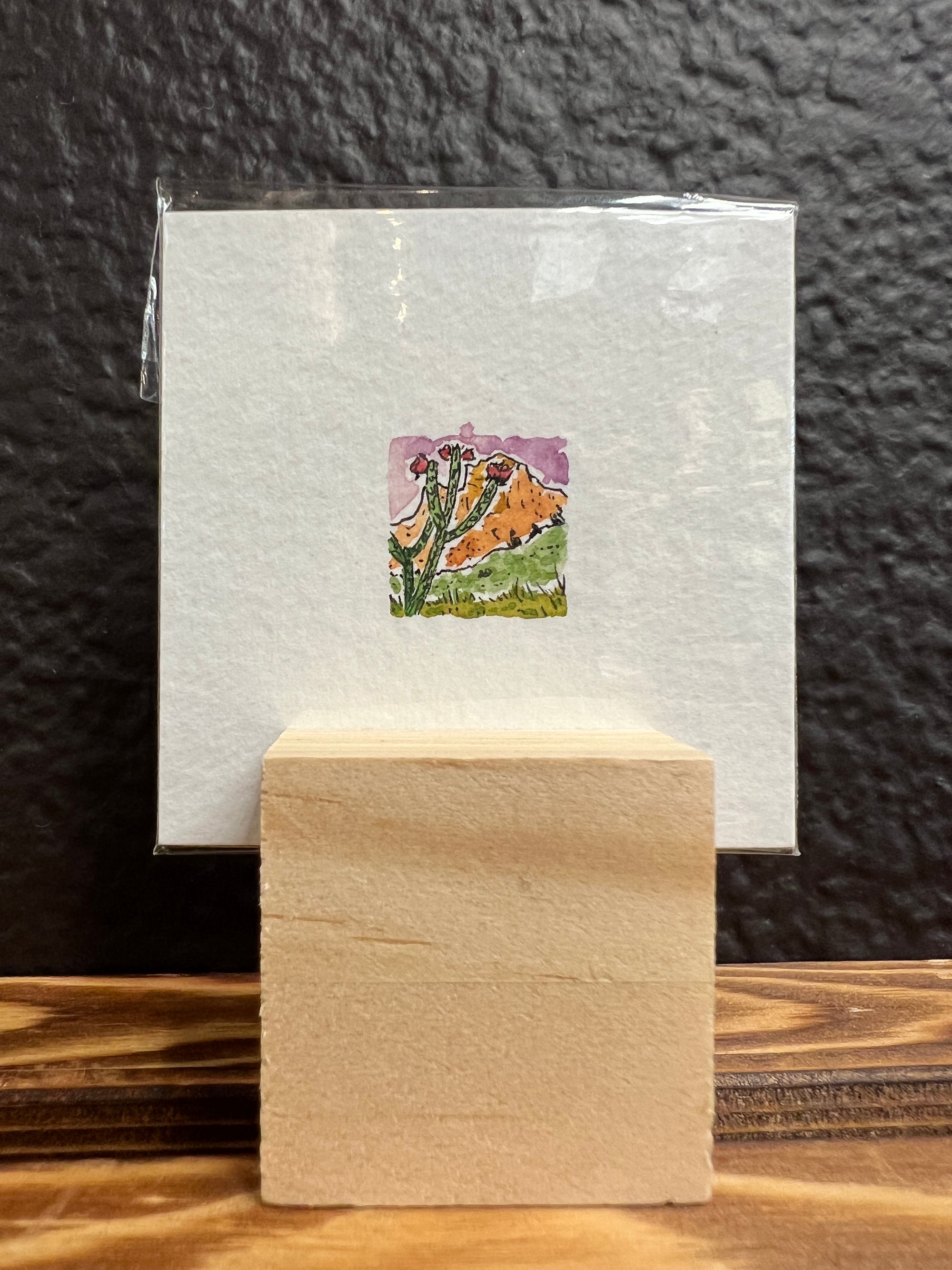Teeny Tiny Ocotillo Original #2 by Sally Van Horn