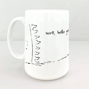 Yoga Sun Salutation Mug by Sam Hurt