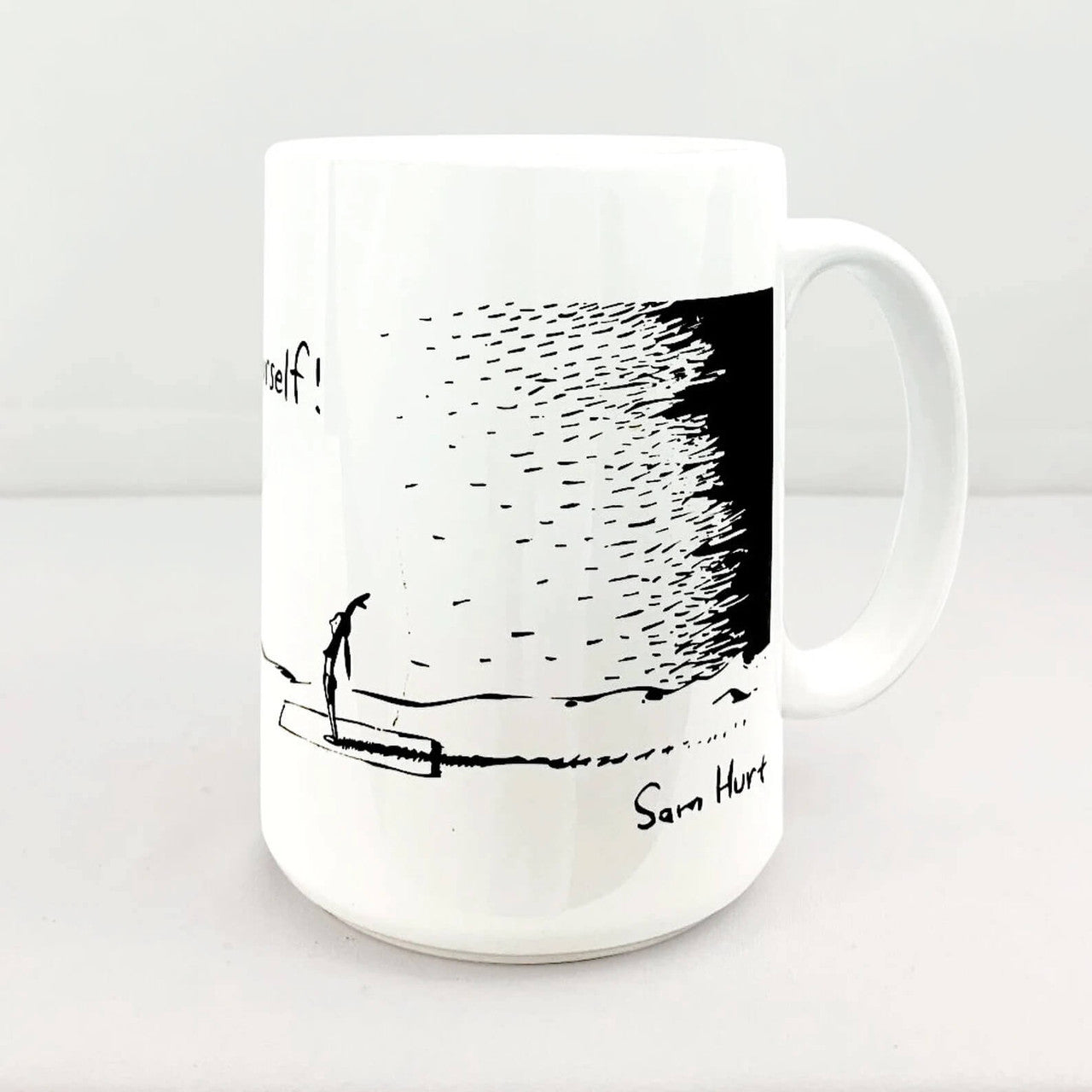 Yoga Sun Salutation Mug by Sam Hurt